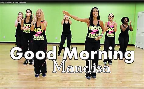 good morning mandisa workout